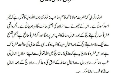 خطرۂ حج اور اس کا علاج