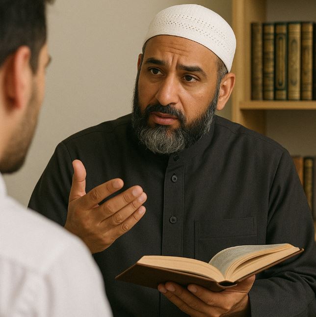 علمائے کرام سے شرعی رہنمائی لیتے رہیں (45)۔