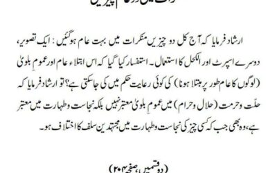 منکرات میں دو عام چیزیں