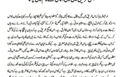 اس طریق میں قیل و قال سے کام نہیں چلتا