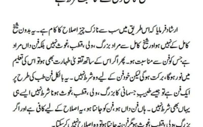 شیخ کامل کو فن سے مناسبت شرط ہے