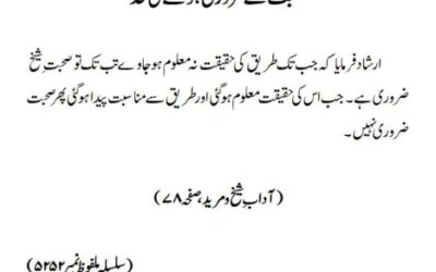 صحبت کے ضروری ہونے کی حد