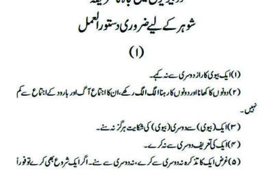 دو بیویوں میں نباہ کا طریقہ شوہر کے لیے ضروری دستور العمل