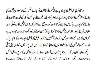 مجاہدہ کی حقیقت