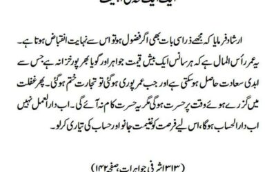 ایک ایک لمحہ کی اہمیت