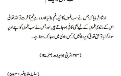 سب غموں کا ایک غم